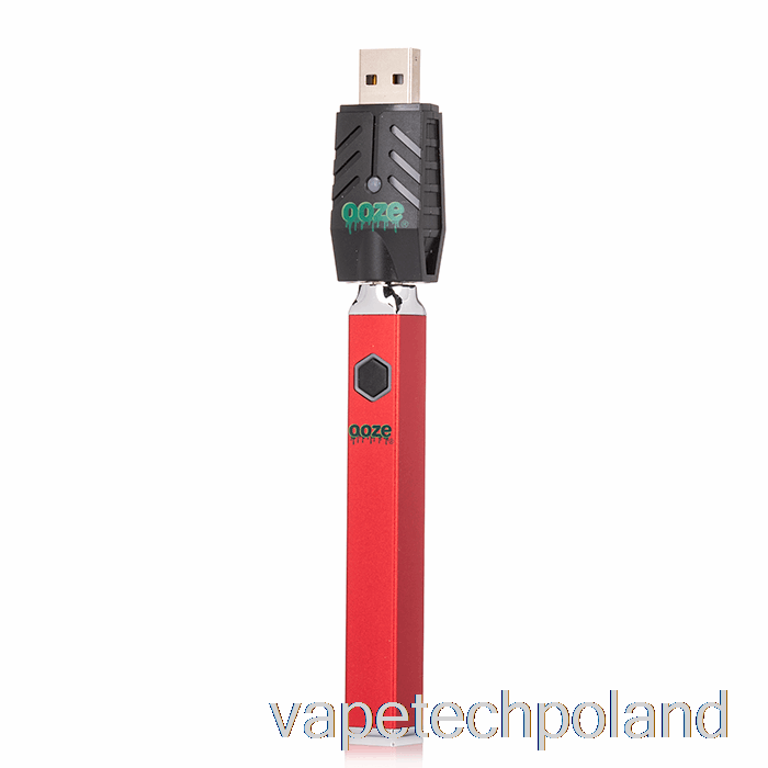Kapsuła Vape Ooze Quad Flex Temp 500mah Bateria Czerwona